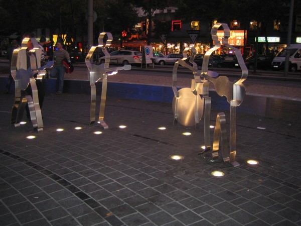 Beatles Platz by night