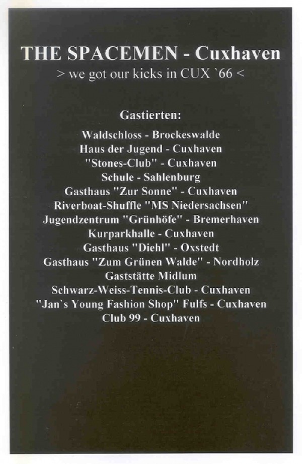 Spacemen Tournee