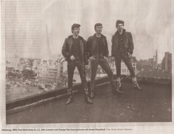 At the roof‑top Hamburg Reeperbahn 1961