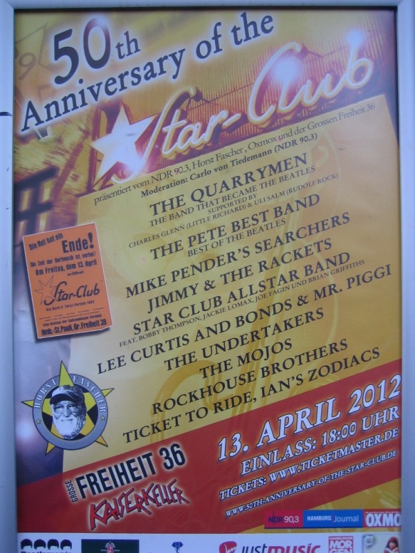 Horst Faschers Star‑Club Jubiläumsveranstaltung