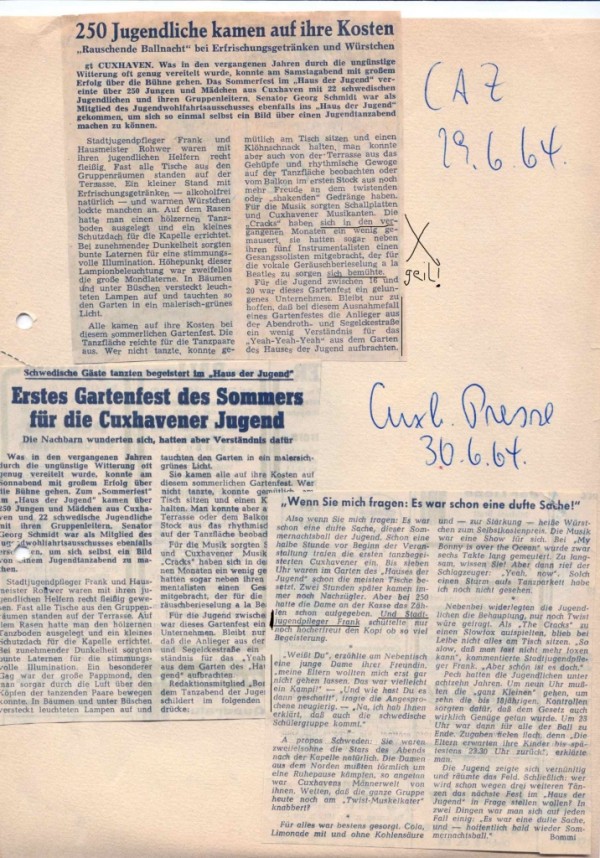 Presseartikel aus 1964